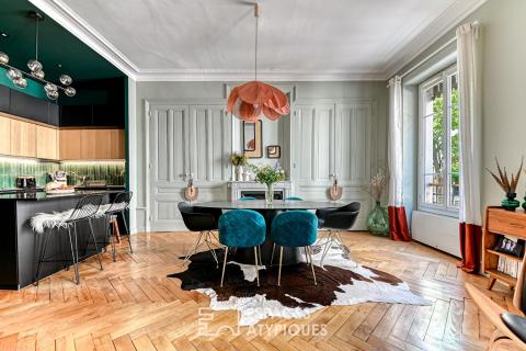 Haussmannien rénové par architecte à deux pas du métro