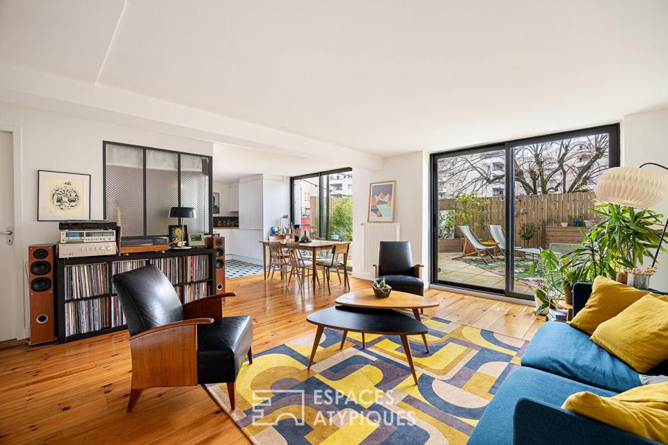 Duplex avec terrasse entièrement rénové