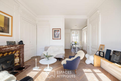 Appartement bourgeois entièrement rénové par un architecte