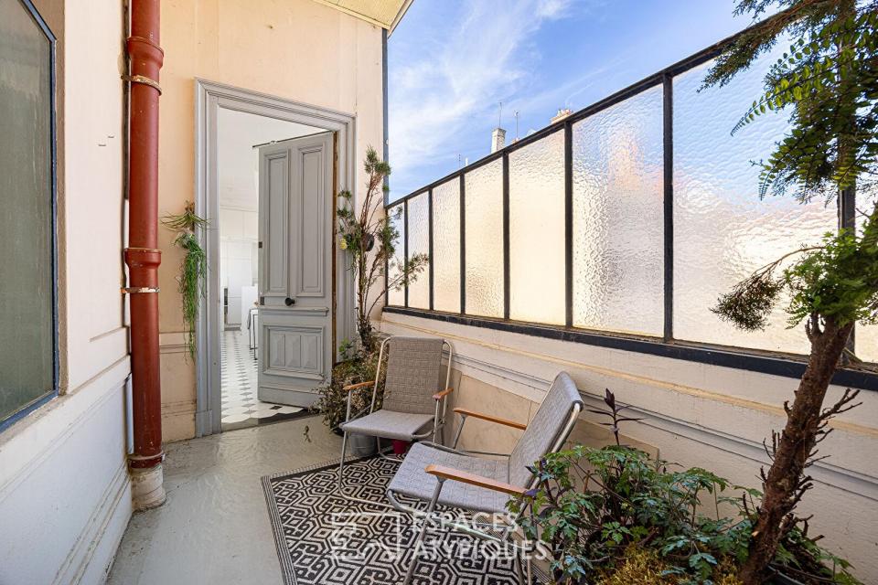 Bourgeois rénové en étage élevé