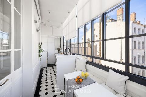 Rénovation d’architecte avec balcon