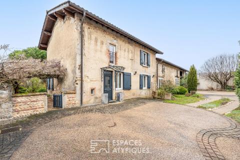 Corps de ferme de caractère avec piscine