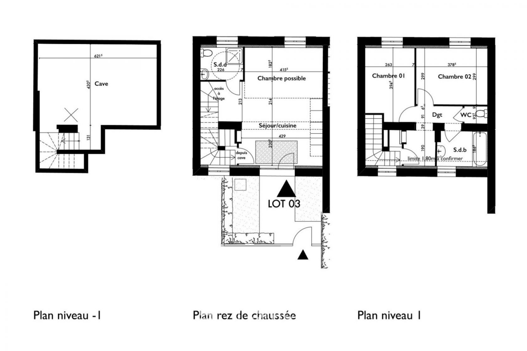 Duplex à rénover avec jardin dans une ancienne ferme