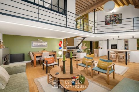 Duplex style loft entièrement rénové