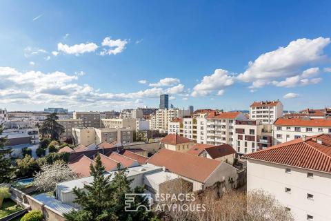 Appartement duplex en dernier étage avec grandes terrasses