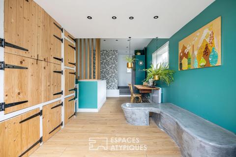 Maison lumineuse et dépendance à Meyzieu