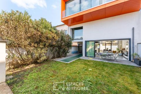Maison d&rsquo;architecte avec piscine au coeur de Champagne au Mont d&rsquo;Or