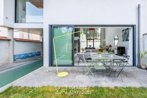 Maison d&rsquo;architecte avec piscine au coeur de Champagne au Mont d&rsquo;Or