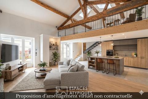 Maison de caractère rénovée avec jardin au sein d’une propriété du XIXe siècle