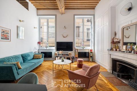 Esprit canut et lignes contemporaines à proximité des quais du Rhône