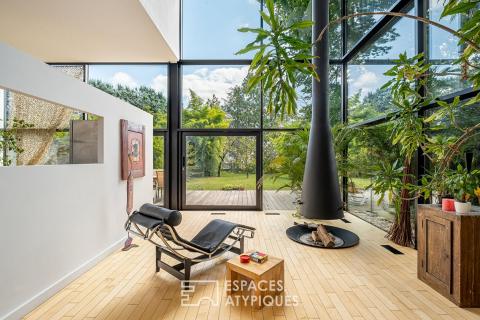 Maison bourgeoise d&rsquo;exception avec extension en verre