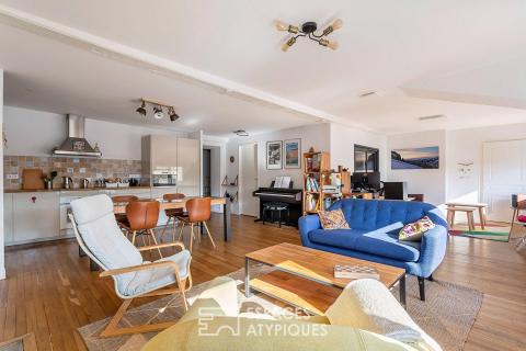 Appartement familial en dernier étage à proximité des quais de Saône