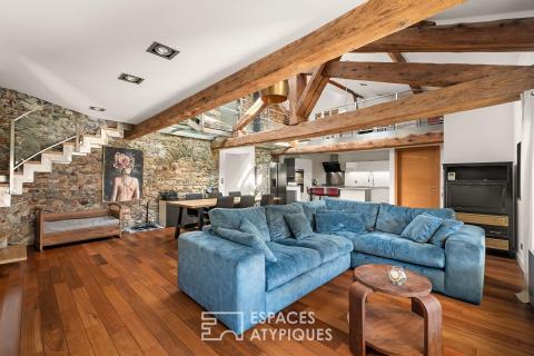 Duplex ancien rénové dans le centre Vienne