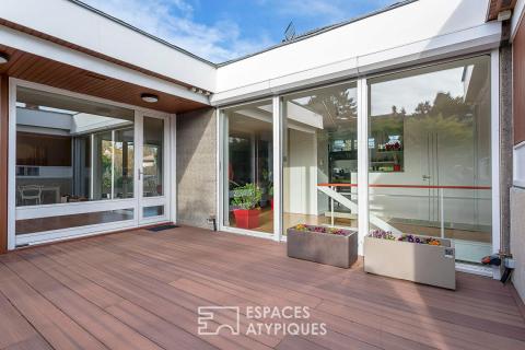 Maison d&rsquo;architecte moderniste – Tassin Bourg