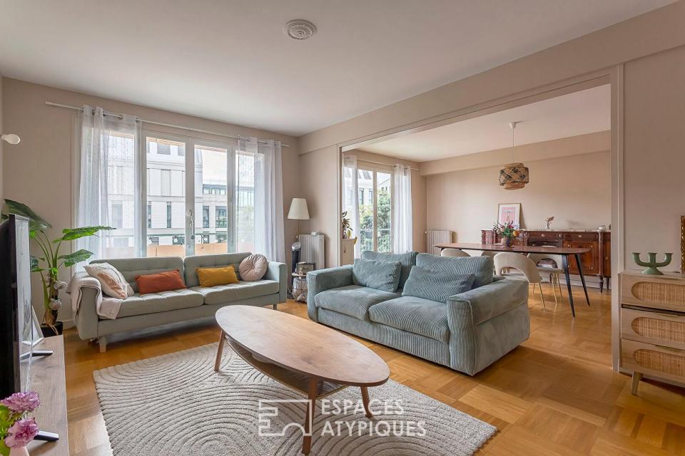 Appartement rénové avec balcon