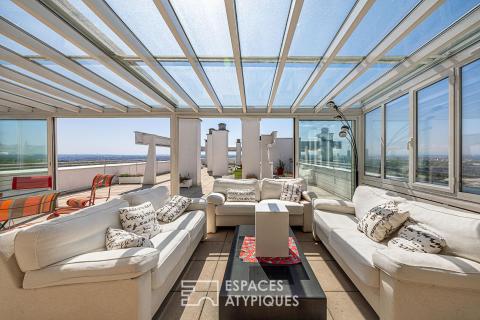 Dernier étage avec terrasse et vue exceptionnelle