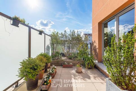 Duplex contemporain avec terrasses