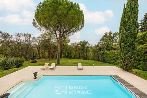 Charming house with swimming pool and unobstructed views in Saint-Didier-au-Mont-d’Or