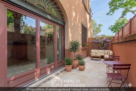 Appartement avec terrasses dans un ancien couvent