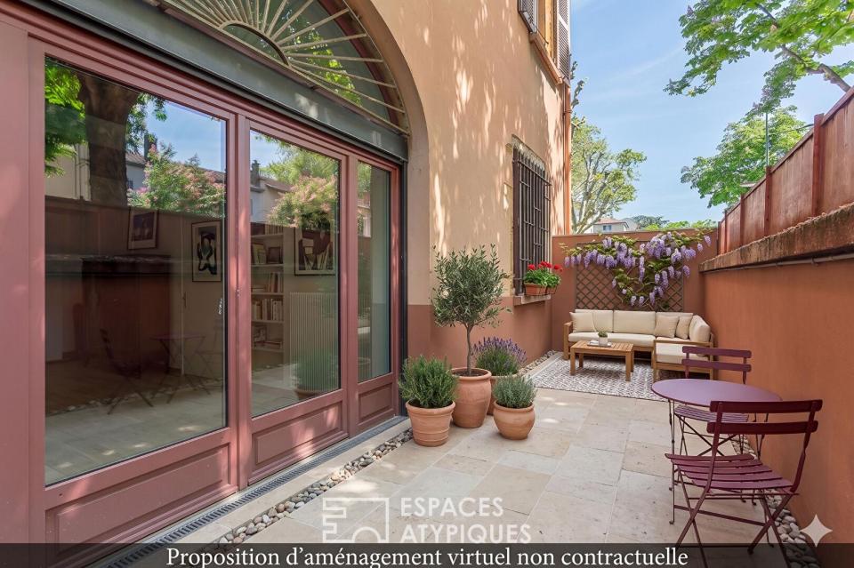Appartement avec terrasses dans un ancien couvent
