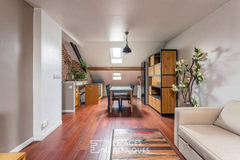 Appartement rénové en dernier étage