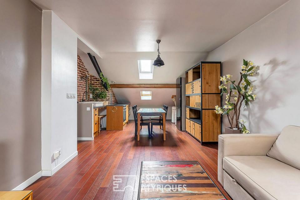 Appartement rénové en dernier étage