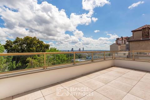 Magnifique appartement de standing avec terrasse et vue imprenable sur Lyon