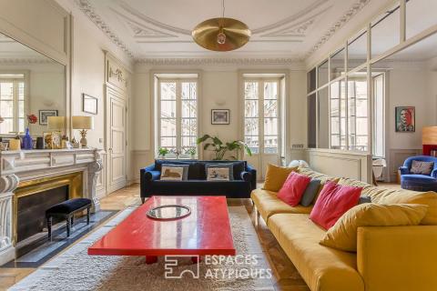 Haussmannien rénové avec balcon quartier Ainay