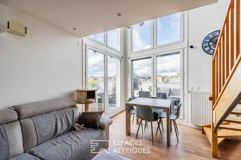 Duplex et terrasse panoramique de 39m² avec vue sur Fourvière