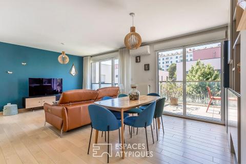 Coeur Montchat – Contemporary apartment with terrace