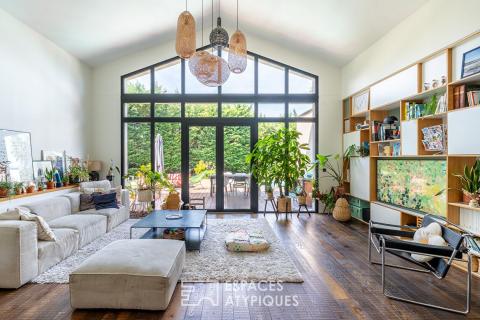 Maison familiale d&rsquo;architecte avec piscine