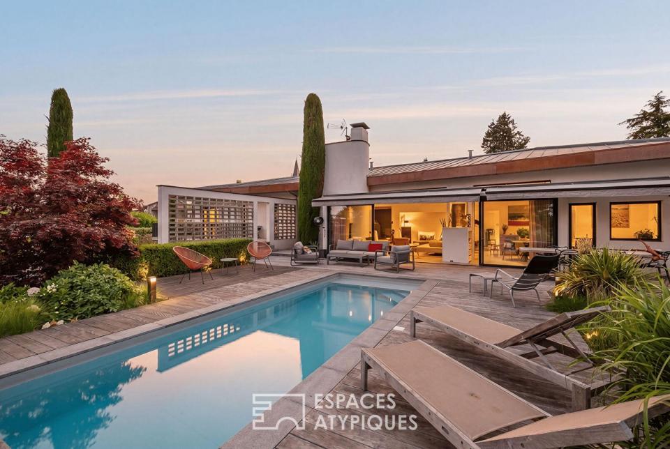 Maison rénovée par architecte en hyper-centre avec piscines