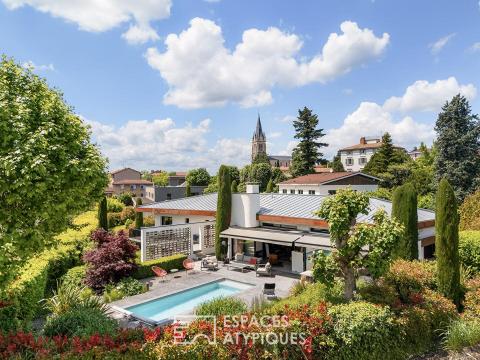 Maison rénovée par architecte en hyper-centre avec piscines