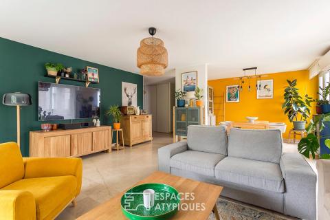 Appartement contemporain avec terrasse et son garage double proche Monplaisir