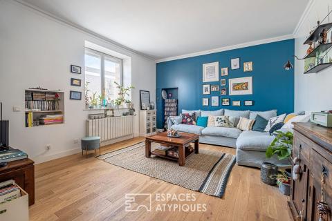 Maison de ville avec jardin bucolique