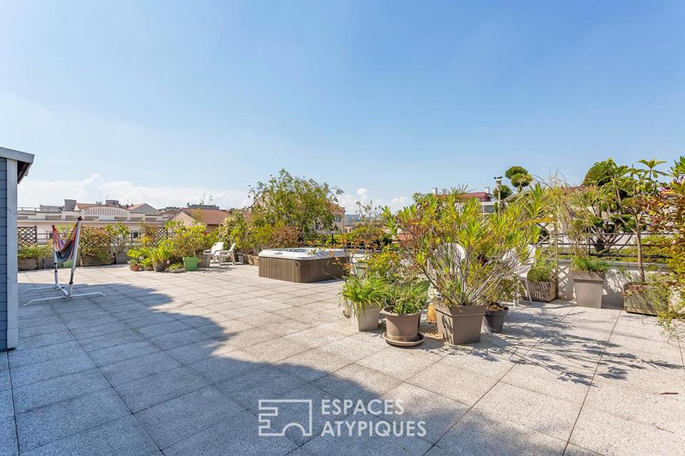 Appartement avec terrasse et jacuzzi