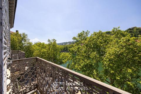Appartement familiale sur le quai Tilsitt entre ciel et Saône