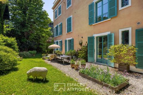 Ground floor apartment with garden in an old building