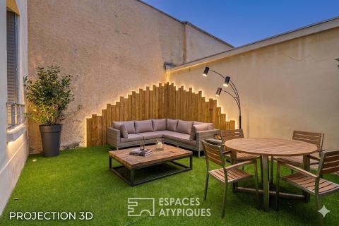 Appartement rénové avec terrasse