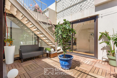Toit terrasse avec vue