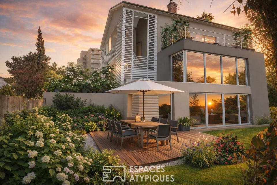 Duplex avec jardin dans une ancienne maison
