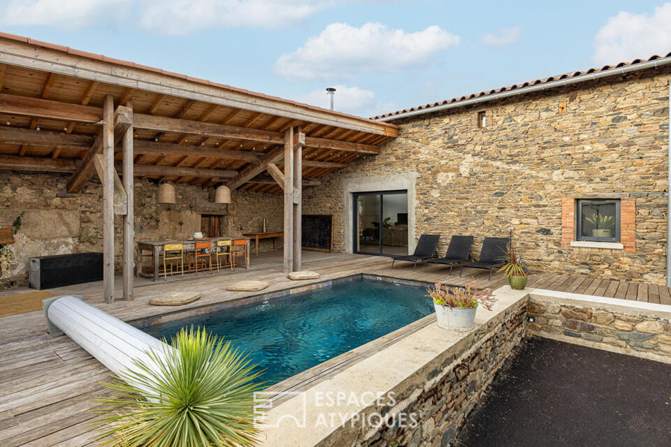 Une ancienne grange sublimée par une rénovation contemporaine