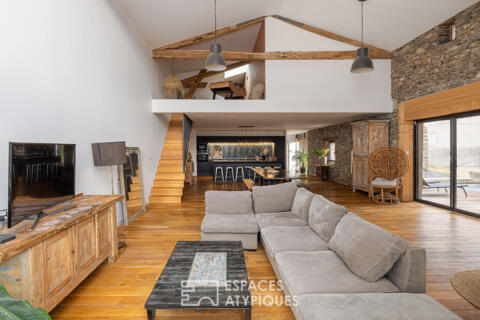 Une ancienne grange sublimée par une rénovation contemporaine