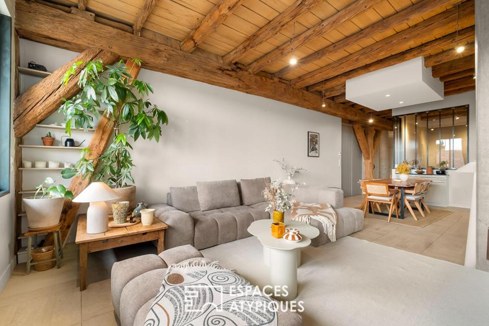 Rénovation contemporaine au sein d'un ancien bâtiment industriel