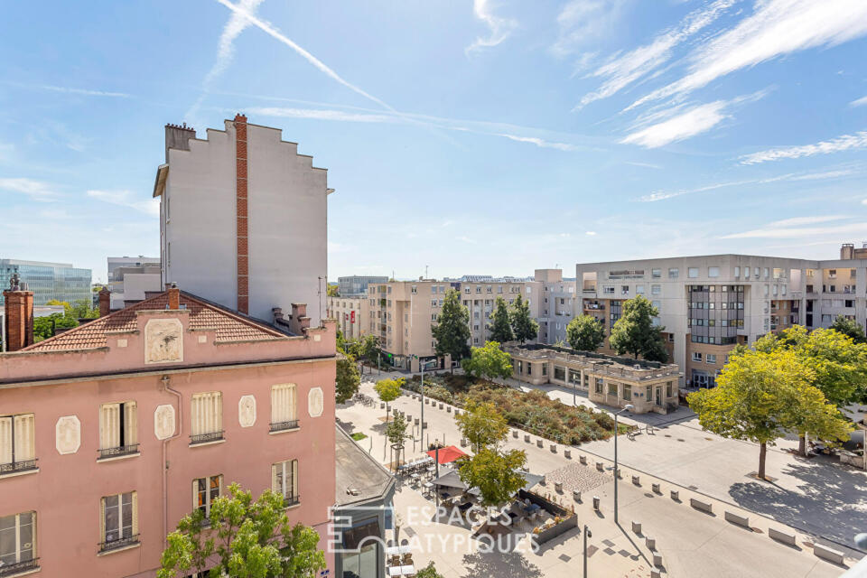 Duplex aux volumes réinventés à Lyon 7