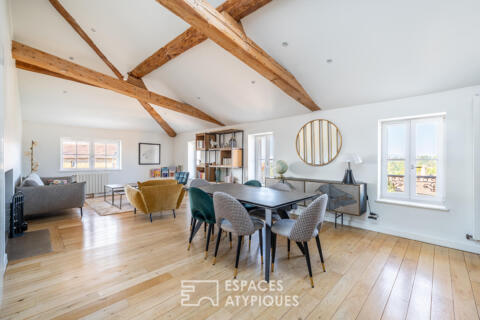 Dernier étage en duplex rénové à Saint Cyr Au Mont d&rsquo;Or