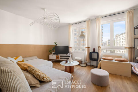 T3 rénové de 73 m² avec loggia, balcon et vue dégagée