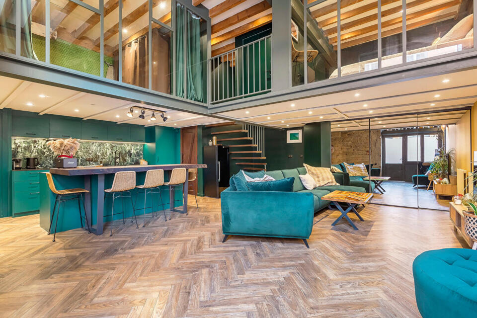 Loft intimiste à la rénovation contemporaine