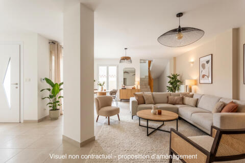 Duplex avec terrasse et environnement intimiste