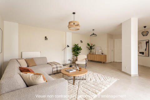 Duplex avec terrasse et environnement intimiste